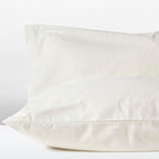 Φανελένιες Μαξιλαροθήκες Σετ 2τμχ Πειραϊκή Πατραϊκή 52X78 Bright White